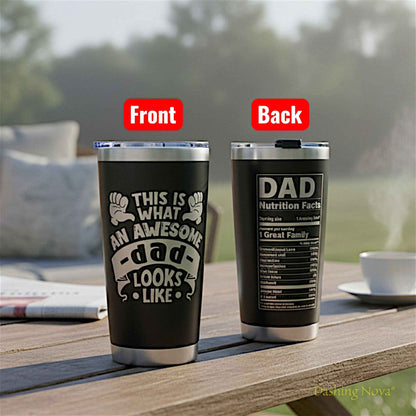 Best Dad Ever Tumbler and Stainless Steel