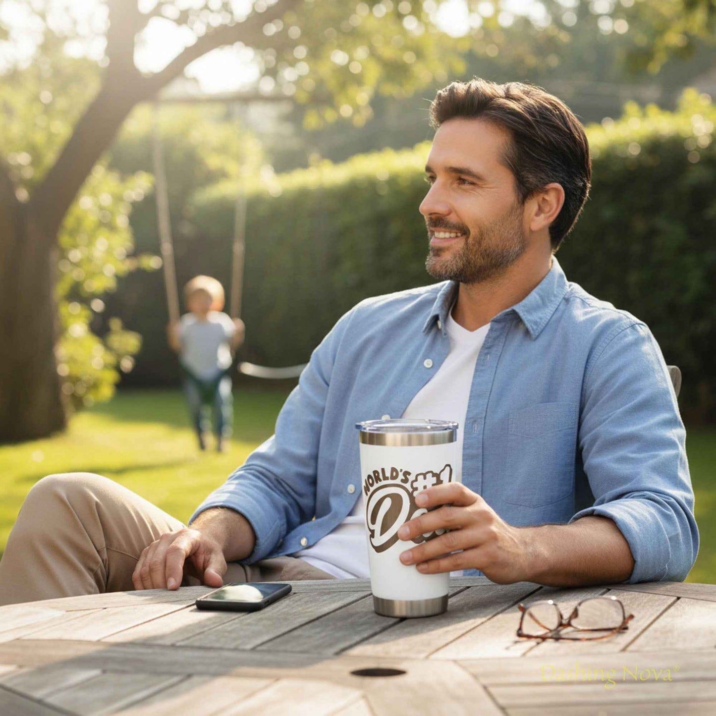Best Dad Ever Tumbler and Stainless Steel