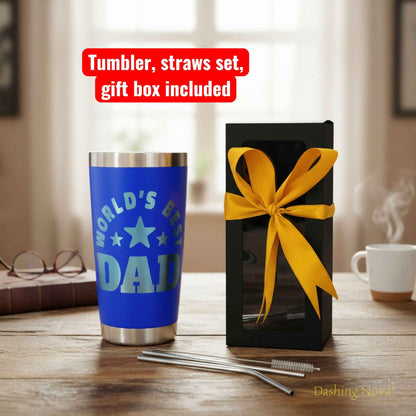 Best Dad Ever Tumbler and Stainless Steel