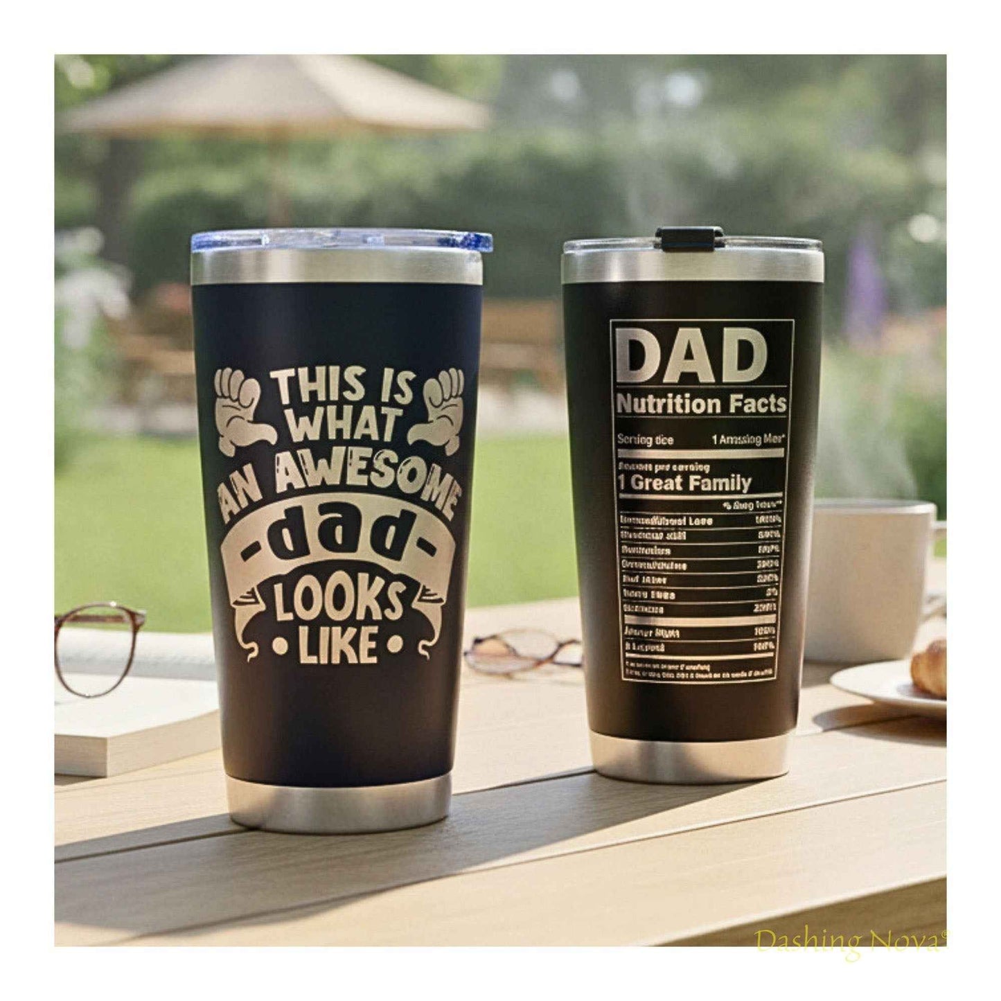 Best Dad Ever Tumbler and Stainless Steel