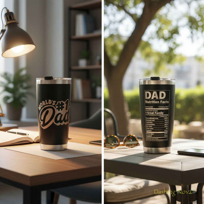 Best Dad Ever Tumbler and Stainless Steel