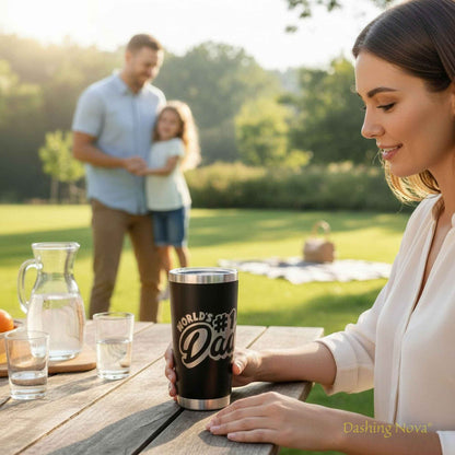Best Dad Ever Tumbler and Stainless Steel
