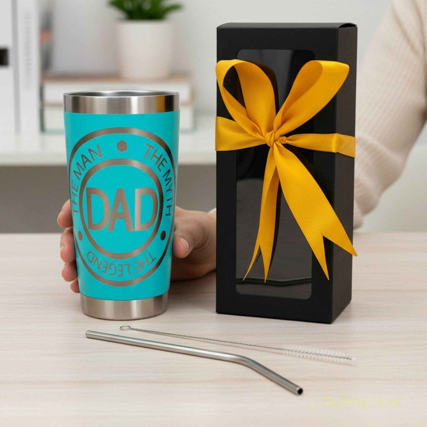 Best Dad Ever Tumbler and Stainless Steel