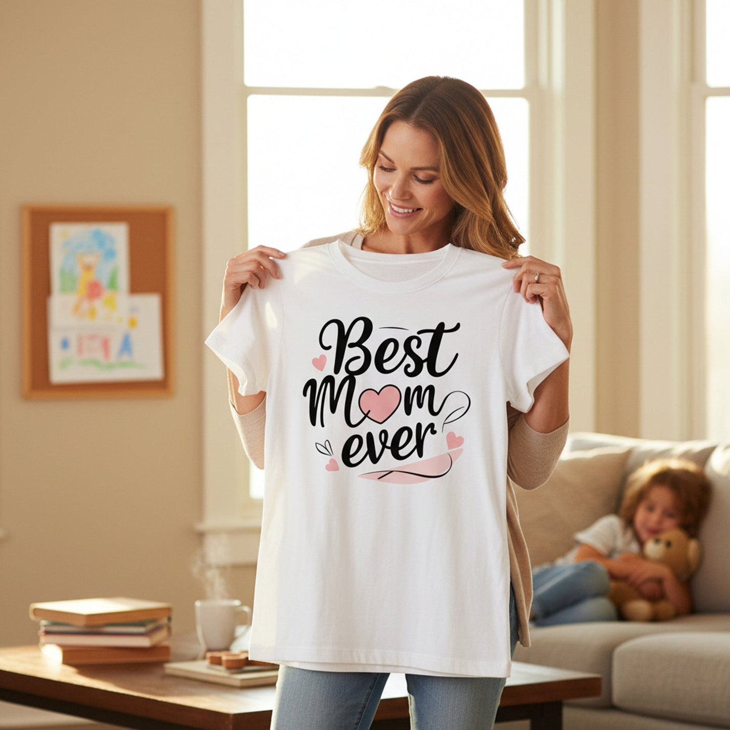 Best Mom Ever Cotton T Shirt for a Sweet Gift