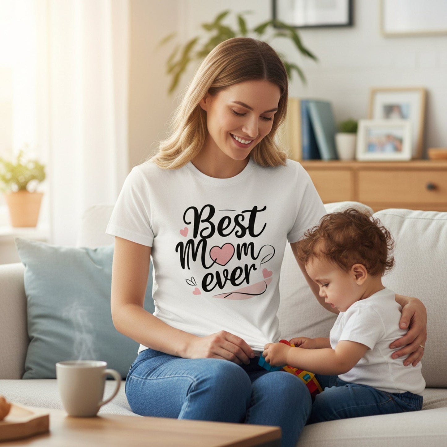 Best Mom Ever Cotton T Shirt for a Sweet Gift