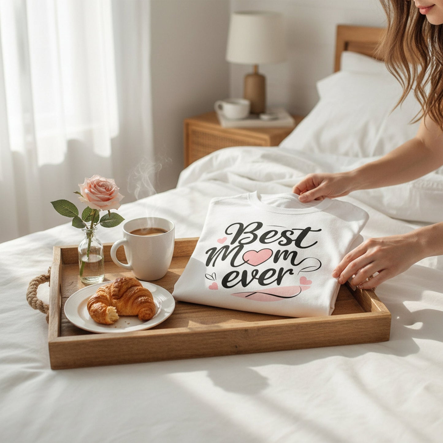 Best Mom Ever Cotton T Shirt for a Sweet Gift
