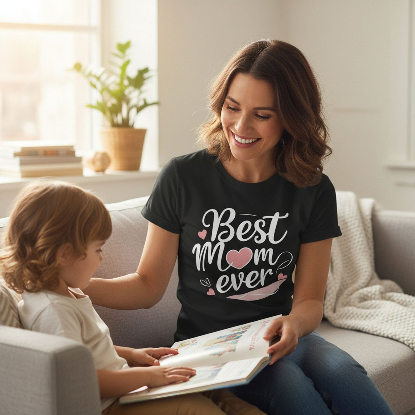 Best Mom Ever Cotton T Shirt for a Sweet Gift