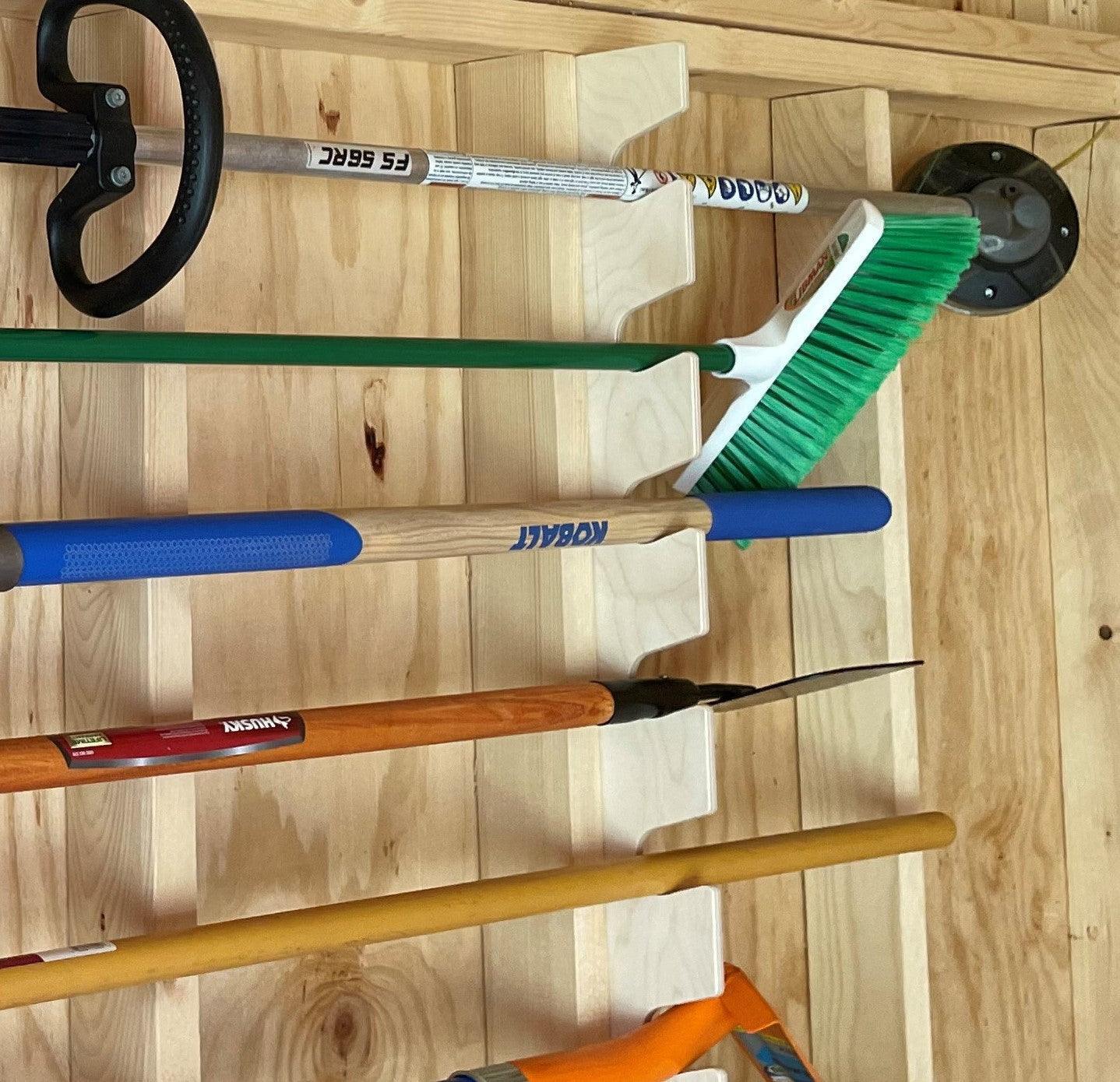 Rangement d'outils de jardin – Support à outils pour le rangement dans un abri de jardin