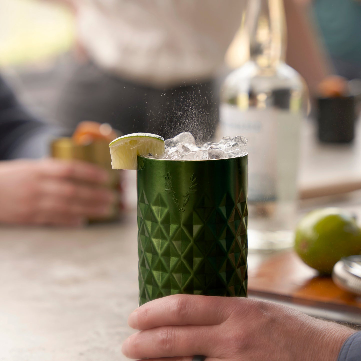 Paragon Steel Highball Tumbler in Satin Green