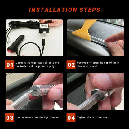 Color-Changing RGB Interior Dash Ambient Lighting Kit 4-step install on Tampa Home & Garden Store