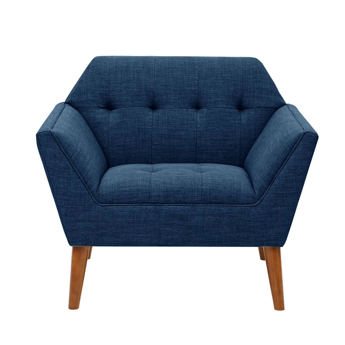 Lounge Chair With Button Tufting Mid Century
