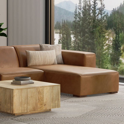 Rex Modern Asymmetrical Chaise Sofa Module
