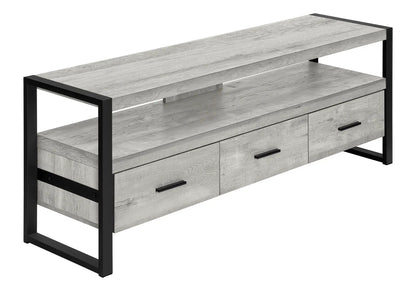 Tv Stand Console With Center Storage Drawers