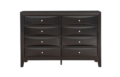 Marilla dresser with molded resin drawer fronts in dark espresso by HouseOfZazla on Tampa Home & Garden Store