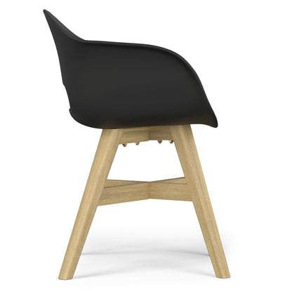 Kona Outdoor Plastic Dining Chairs Set of Two