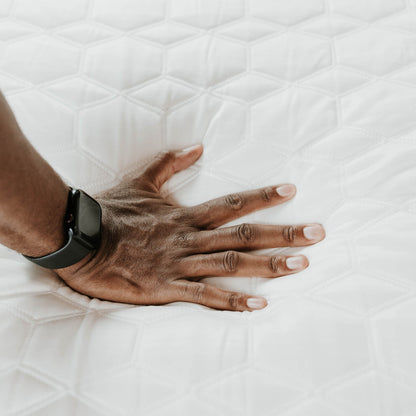 Copper Lux 14-inch memory foam mattress with phase-change cooling fabric quilted cover on Tampa Home & Garden Store
