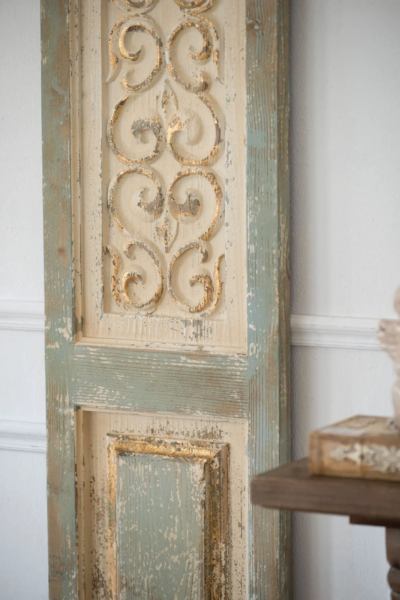 Large Wooden Rectangle Wall Panel Hanging Decor