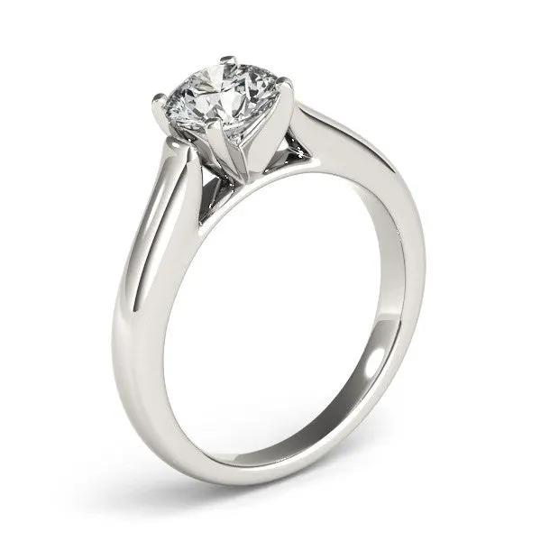 14k white gold cathedral solitaire engagement ring with 1 cttw diamond by Bids.com on Tampa Home & Garden Store