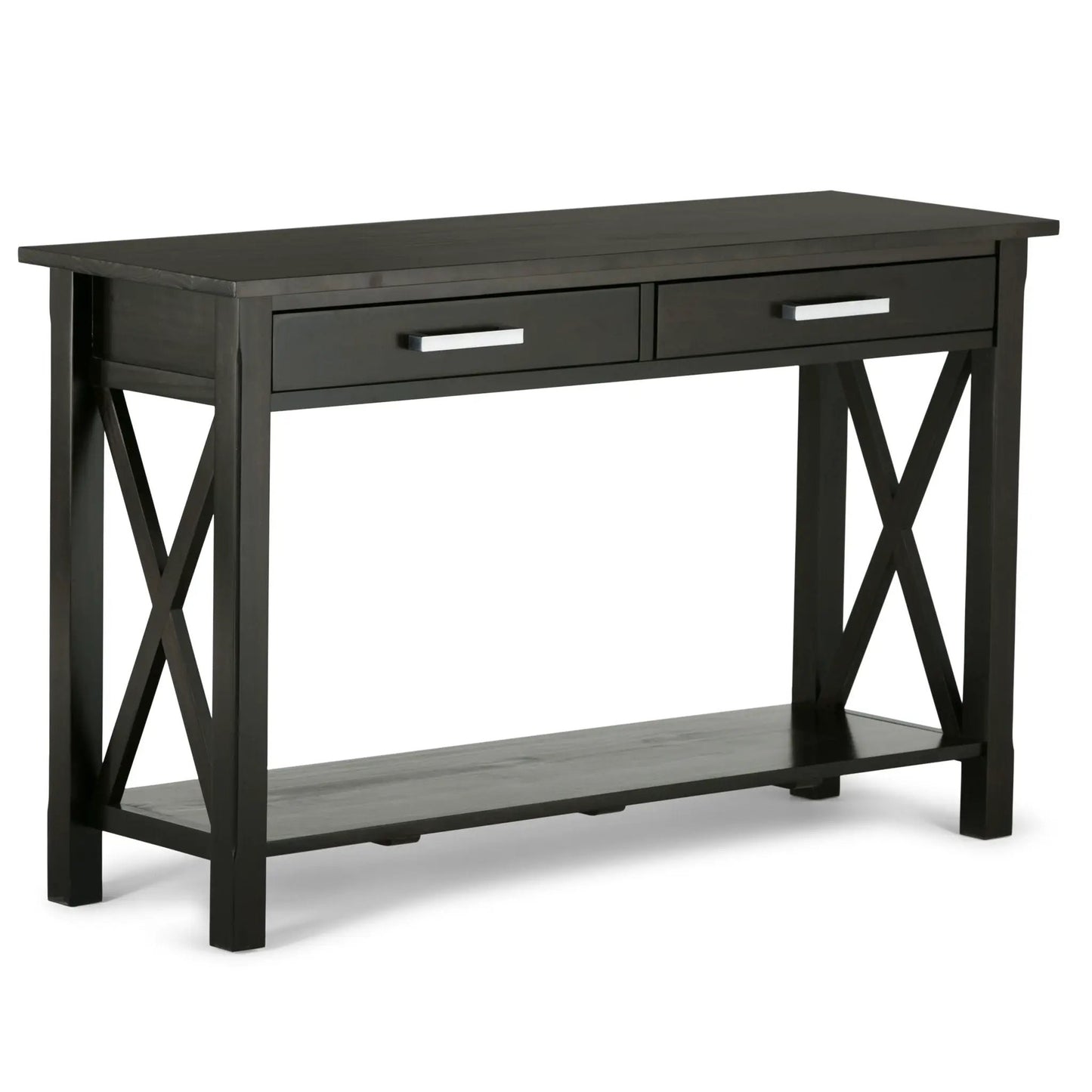 Kitchener Handcrafted Console Table black wood with two drawers by Unique Piece Furniture on Tampa Home & Garden Store