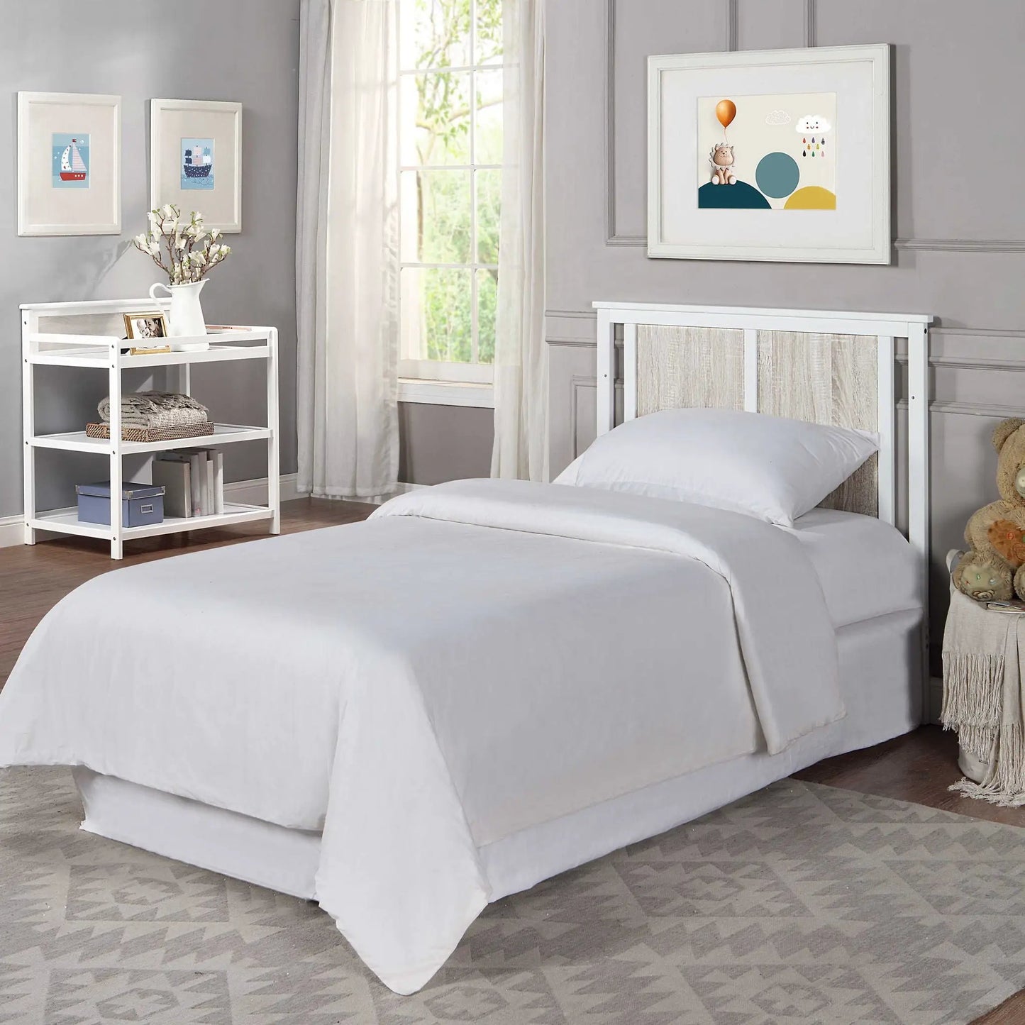 Connelly Mini Crib With Mattress Pad Two Tone