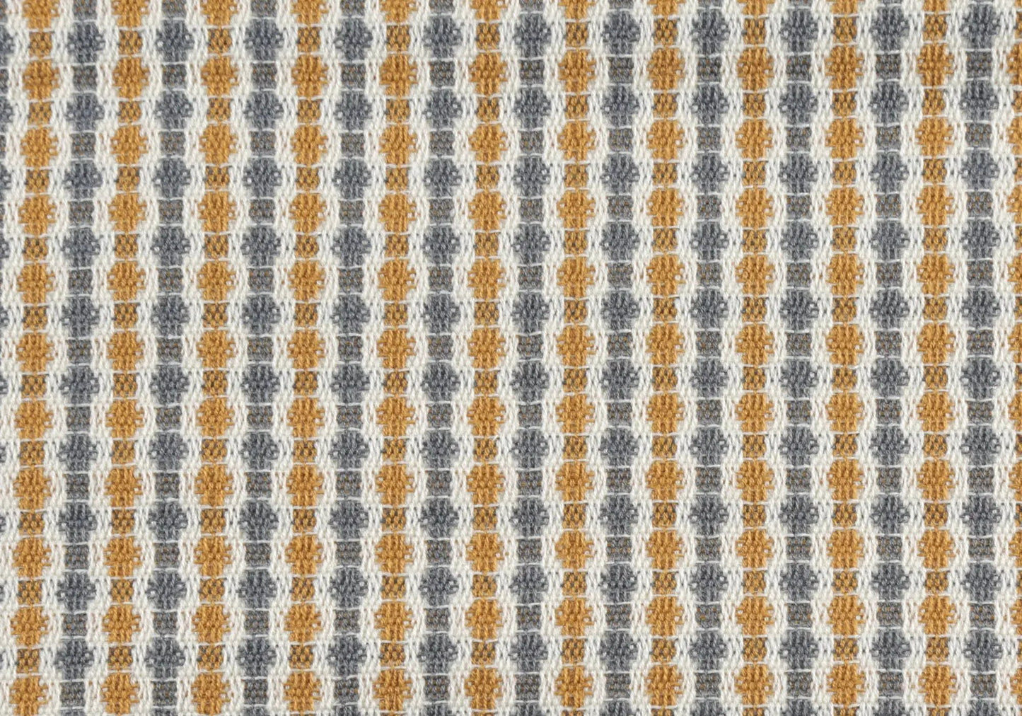 Decorative square throw pillow in mustard and gray woven pattern with insert included on Tampa Home & Garden Store
