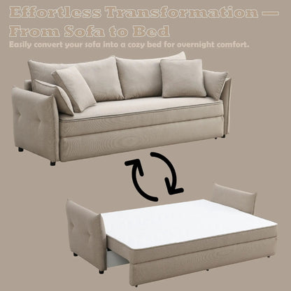 Irina Pull Out Sleep Sofa With Storage Unit