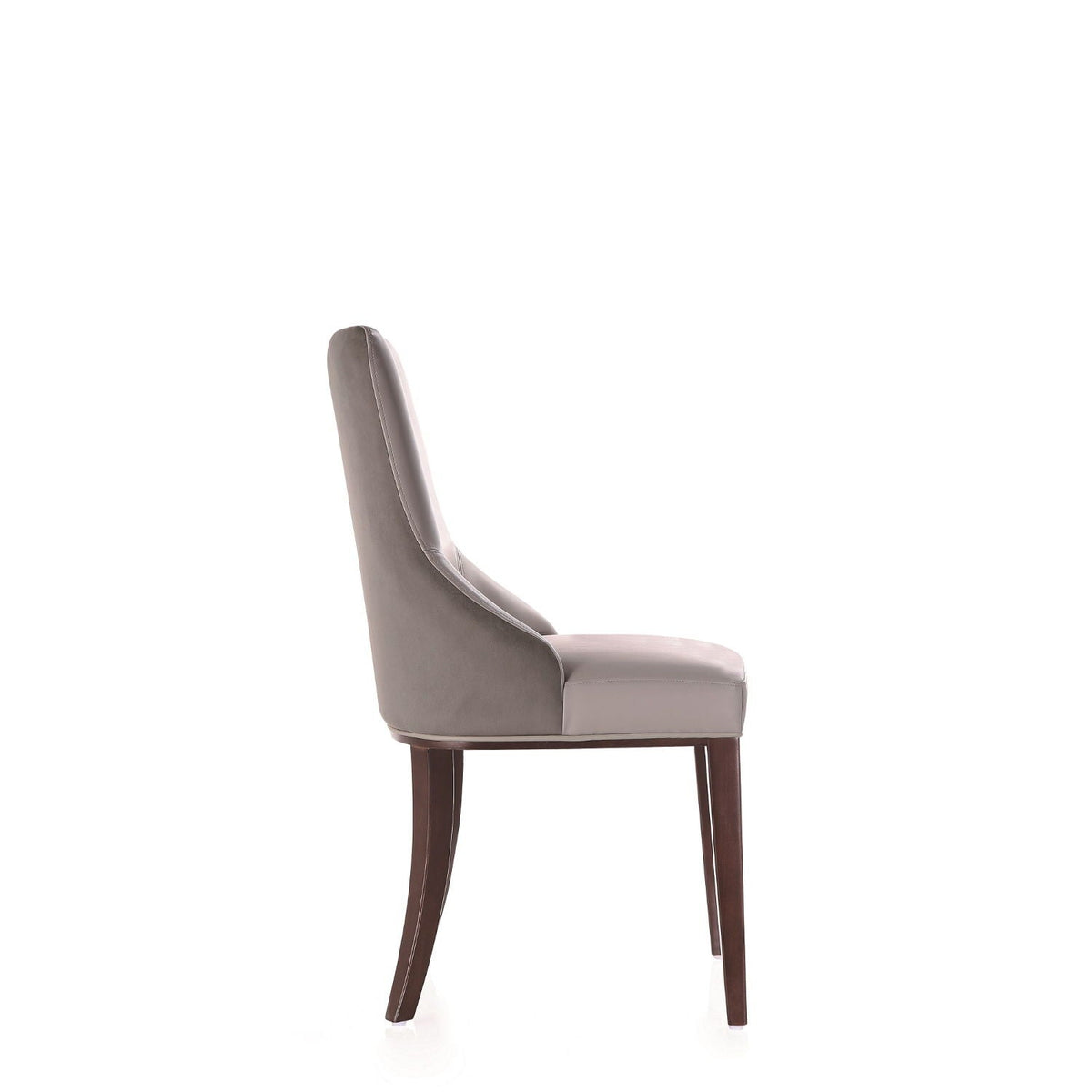 Shubert dining chair with foam cushions in gray beige upholstery HouseOfZazla on Tampa Home & Garden Store