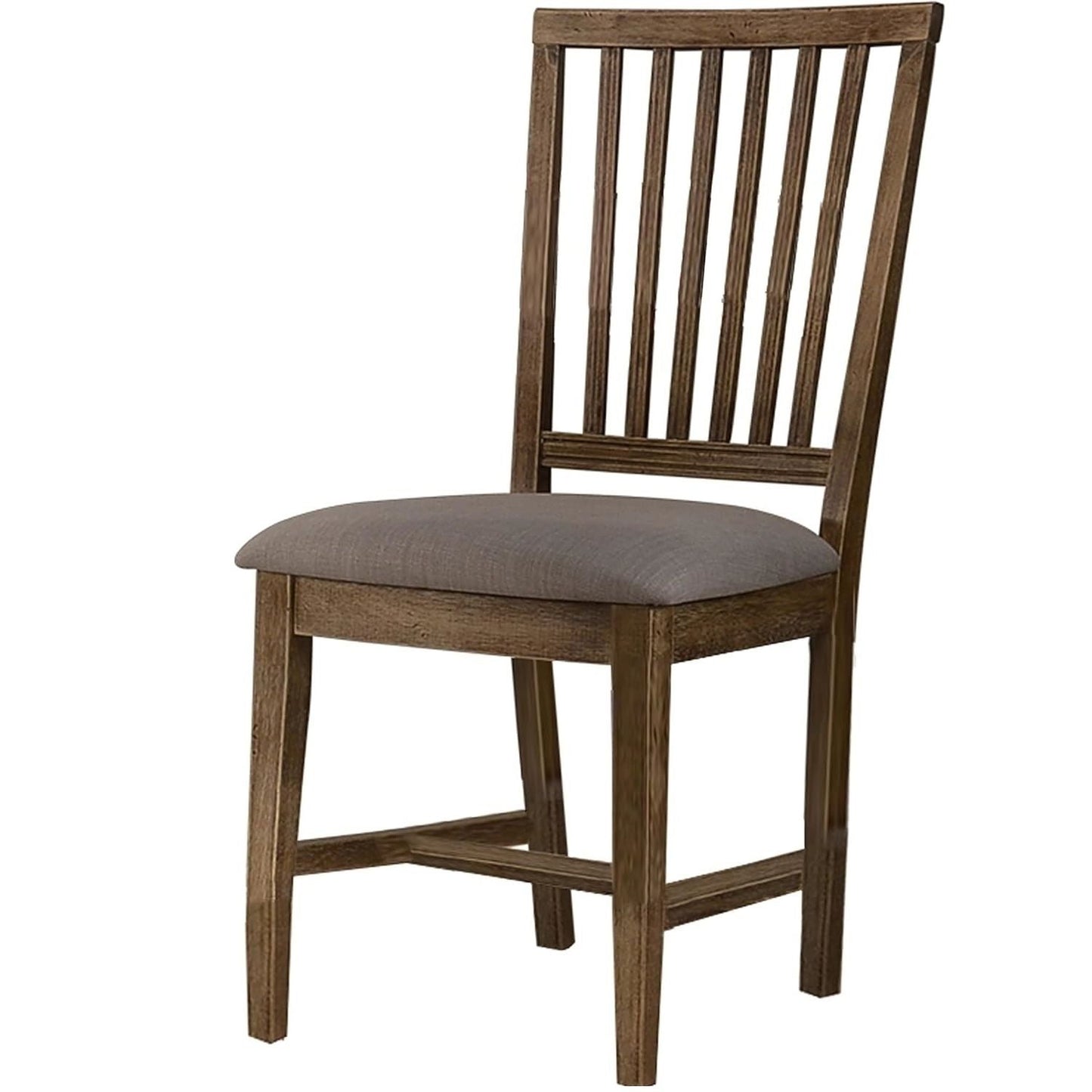 Open Slat Back Kitchen Side Chair Set of 2