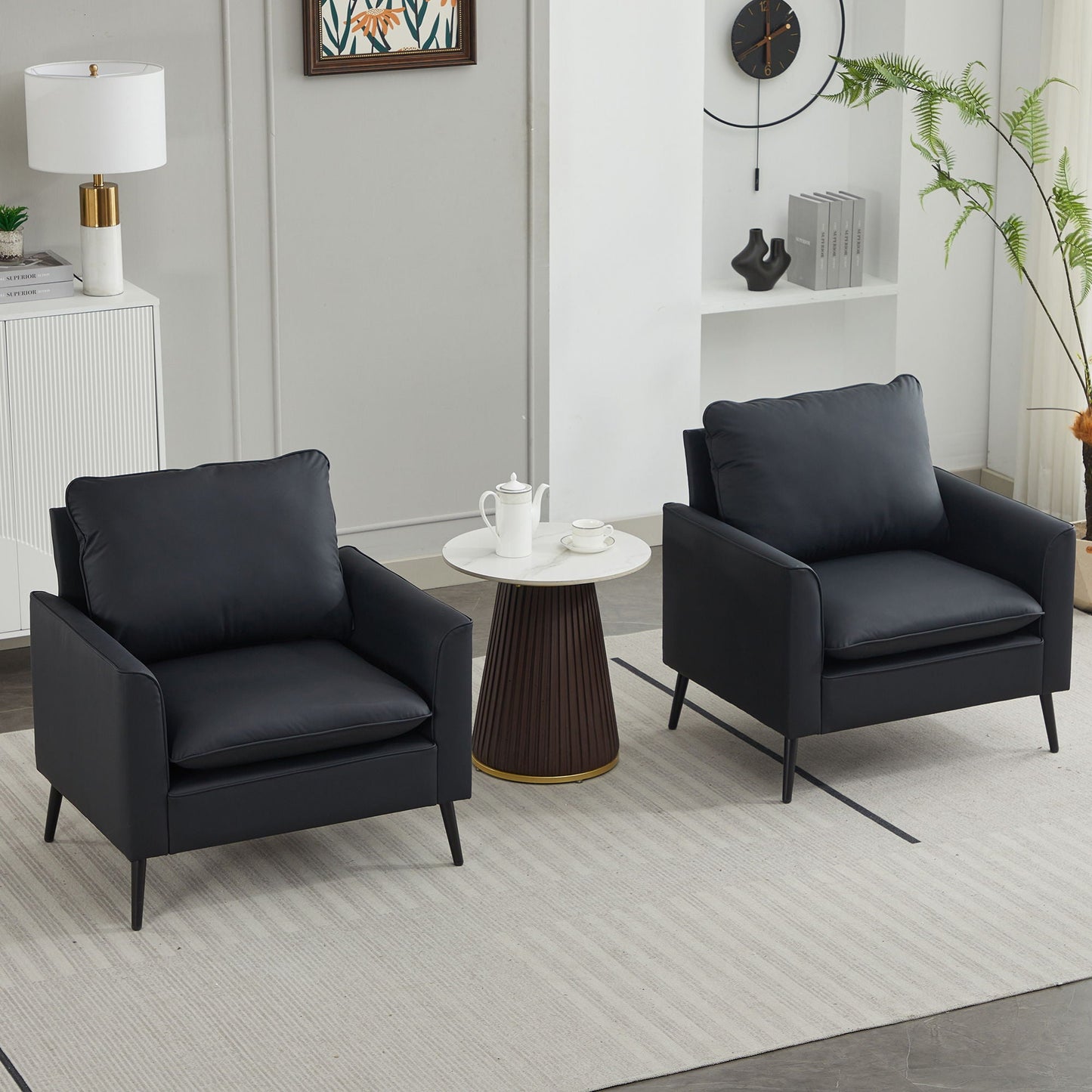 Nordic and Elegant Upholstered Sofa Chair