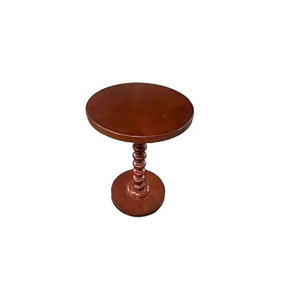 Acton Round Accent Table with Pedestal Base
