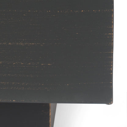 Close-up of brushed brown outdoor wood surface with weathered edge details on Tampa Home & Garden Store