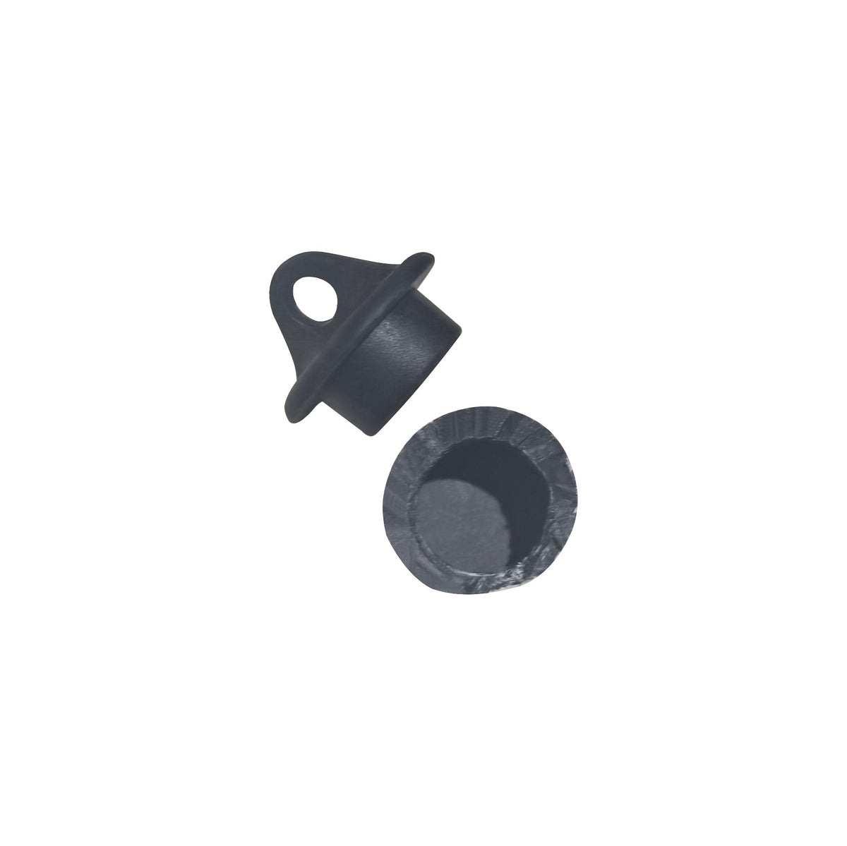 U_STYLE Lightweight MGO Planter Set of 3 components in dark gray with bracket and circular bases on Tampa Home & Garden Store