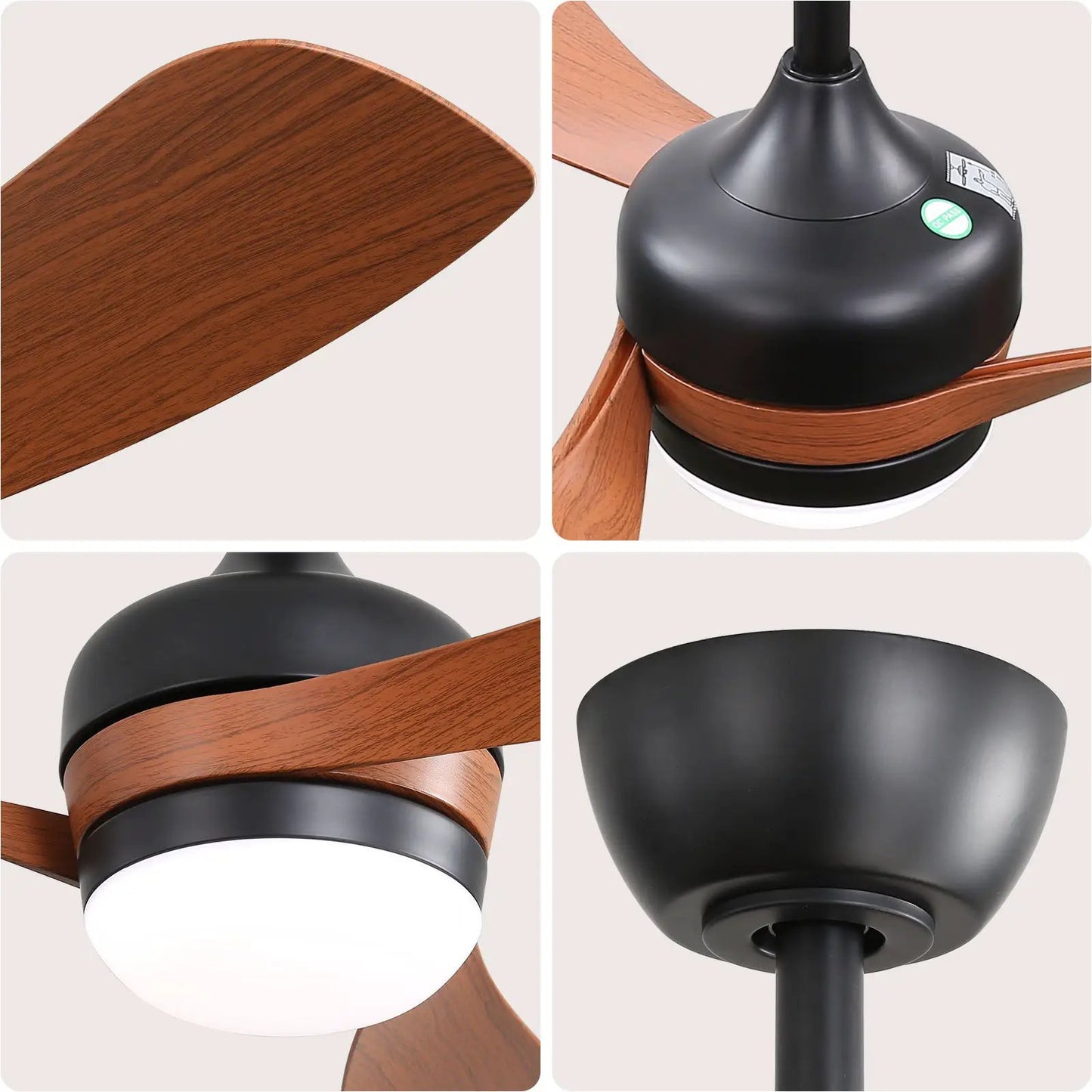 Ceiling Fan with 3 Blades and Remote Control