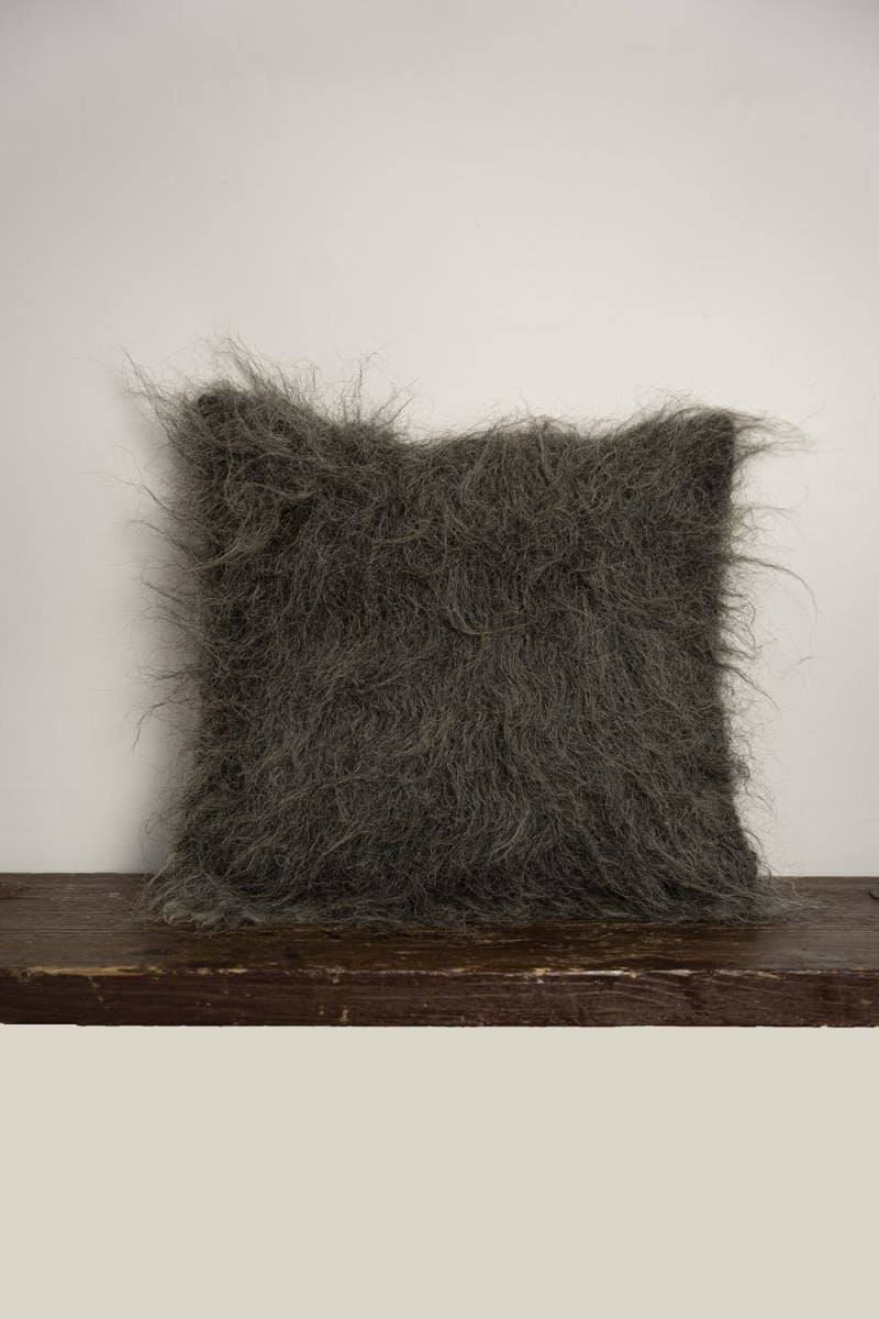 Organic and Handwoven Wool Decorative Pillow
