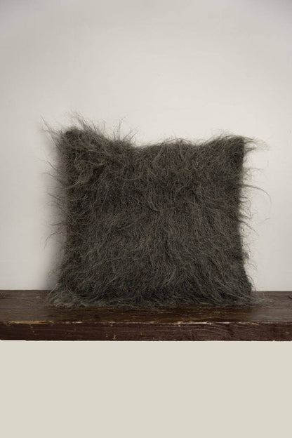 Organic and Handwoven Wool Decorative Pillow
