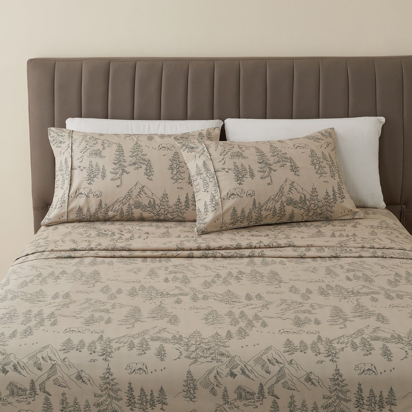 Lodge Printed Sheet Set and the Rustic Print