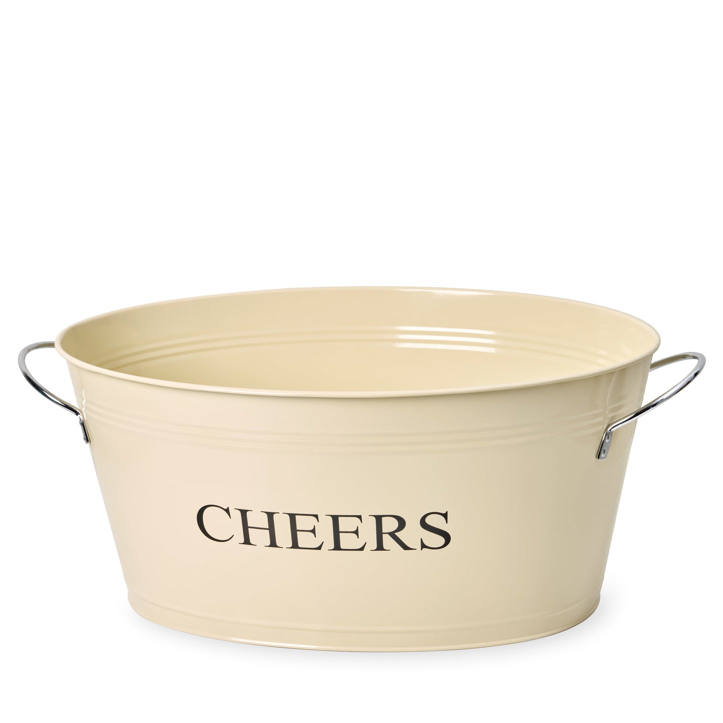 Cheers Galvanized Metal Drink Cooler Party