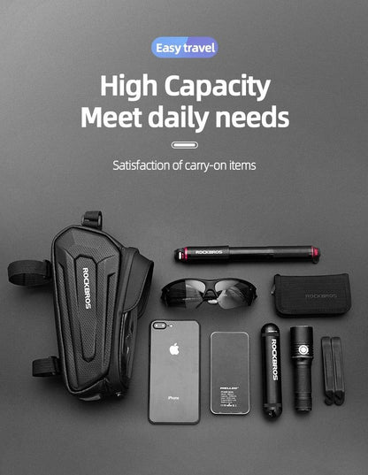 Stevvex front tube bag waterproof touchscreen phone case for 6.5 in phone Rockbros gear on Tampa Home & Garden Store