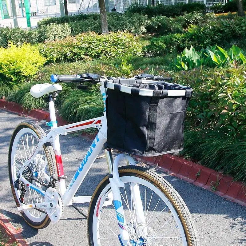Front Handlebar Bicycle Basket Pet Carrier Bag