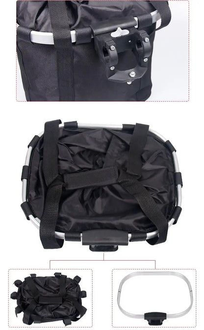 Front Handlebar Bicycle Basket Pet Carrier Bag