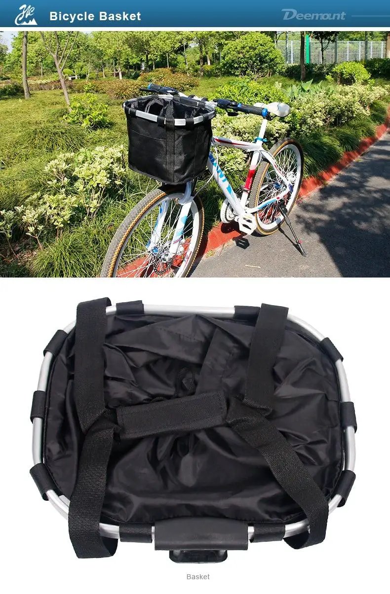 Front Handlebar Bicycle Basket Pet Carrier Bag