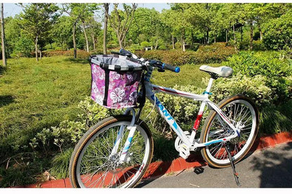Front Handlebar Bicycle Basket Pet Carrier Bag