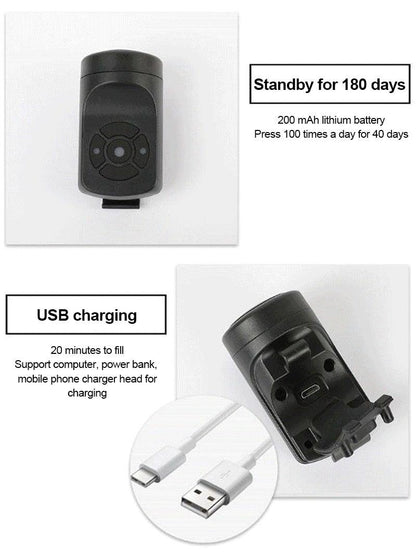 Bicycle USB Rechargeable Horn Bell Loud Alert