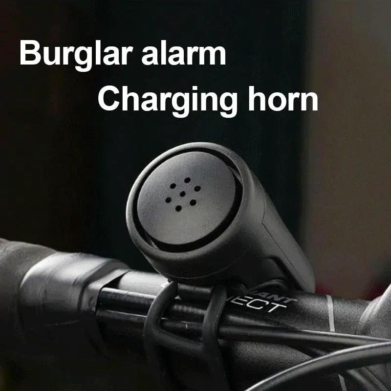 Bicycle USB Rechargeable Horn Bell Loud Alert
