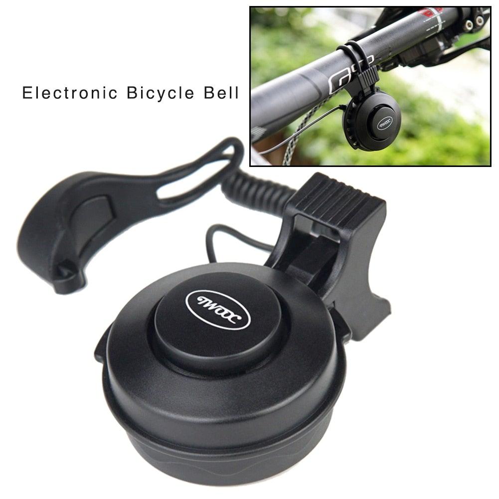 Electronic bicycle bell Stevvex USB charging black waterproof handlebar clamp ST90SP465ERT on Tampa Home & Garden Store