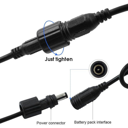 Stevvex bicycle front light 6400mAh USB rechargeable battery pack, quick tool-free install on Tampa Home & Garden Store