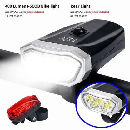 Bicycle Front Light USB Rechargeable Headlamp
