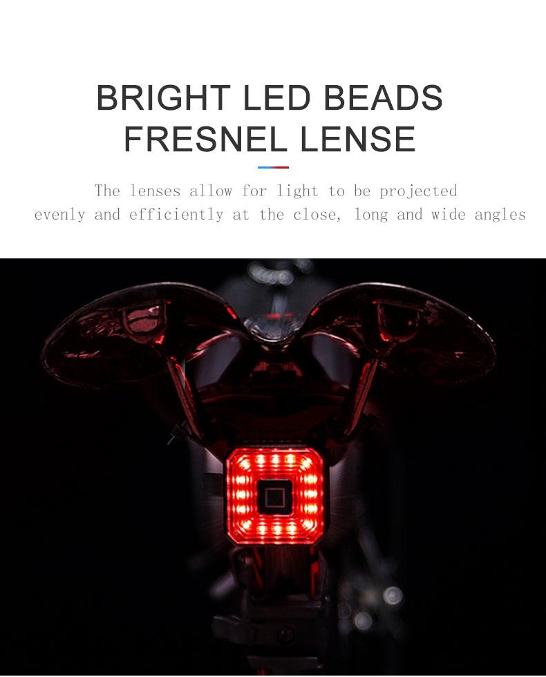 Smart Rear Taillight For Bicycle USB LED