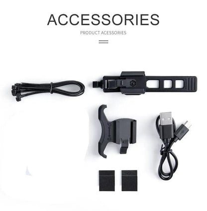 Smart Rear Taillight For Bicycle USB LED