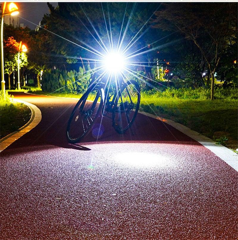 Auto Brake Sensing Tail Light Stevvex ST90SP1100CVN for mountain bikes on night trail on Tampa Home & Garden Store